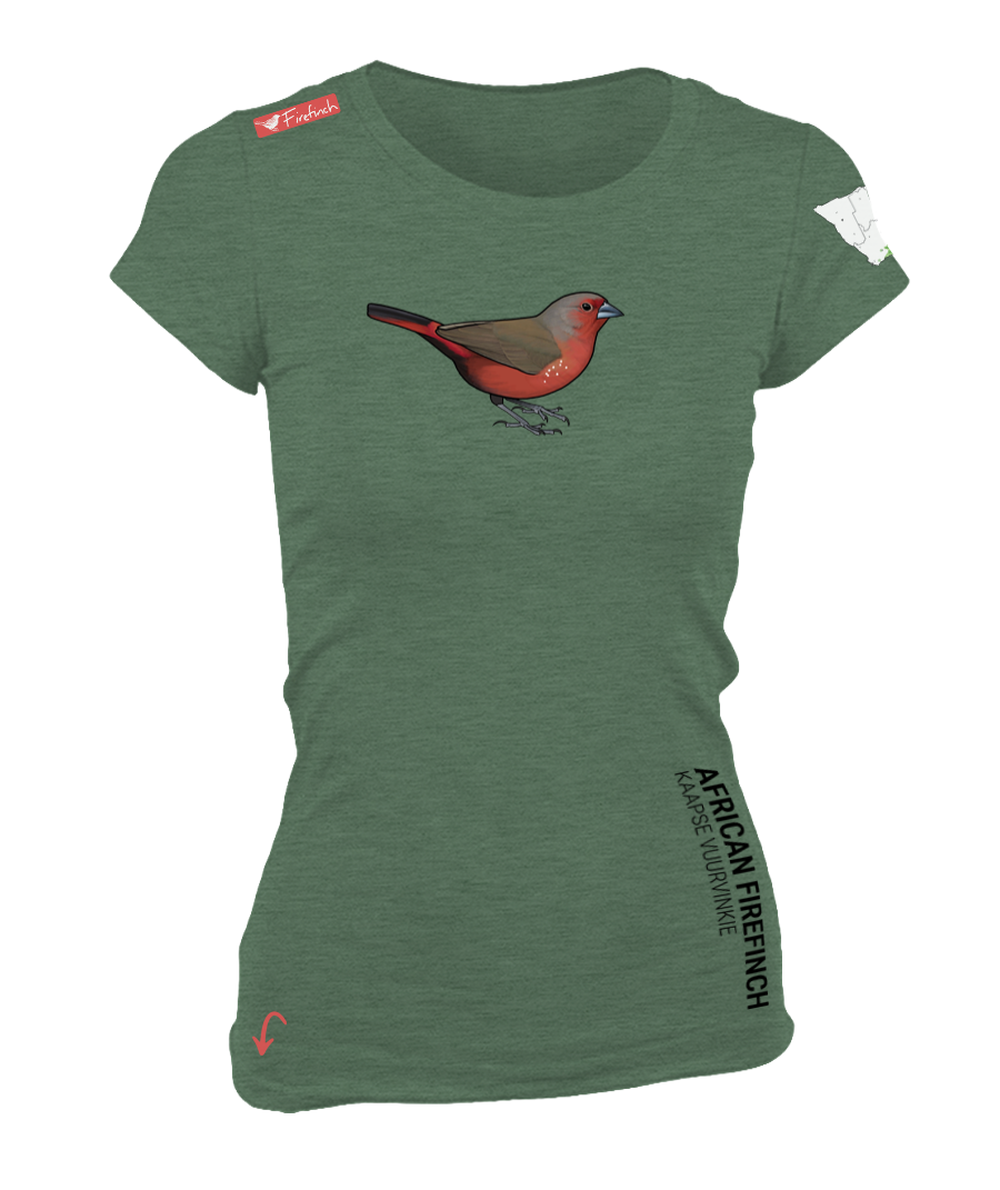 African Firefinch Ladies Shirt