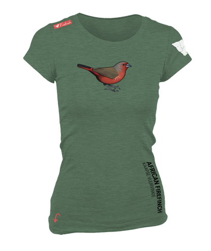 African Firefinch Ladies Shirt