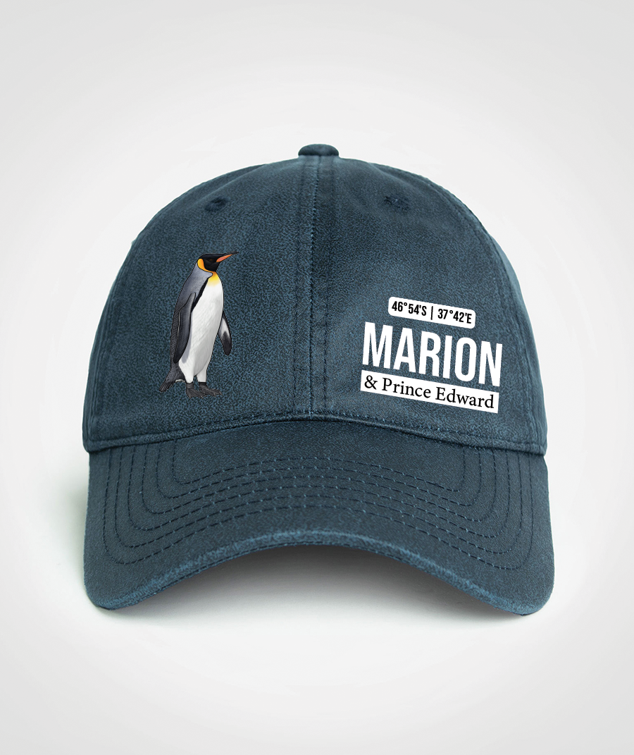 Marion King Penguin Oilskin Cap