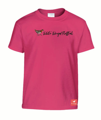 Rockjumper KC26 - White-Winged Flufftail Name Kids Shirt