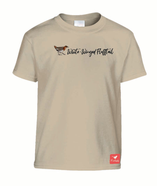 Rockjumper KC26 - White-Winged Flufftail Name Kids Shirt