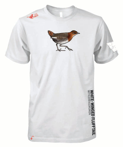 Rockjumper KC26 - White-Winged Flufftail  Mens Shirt