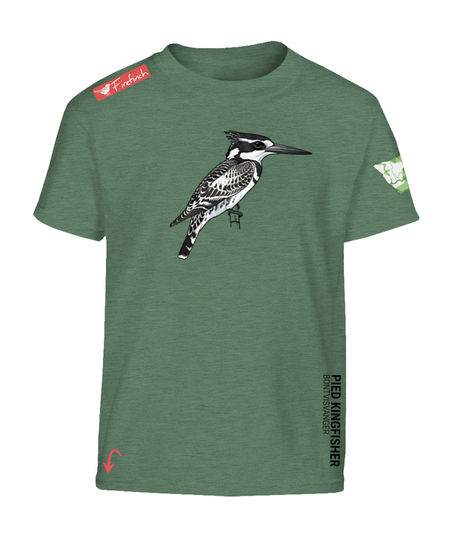 Pied Kingfisher Kids Shirt