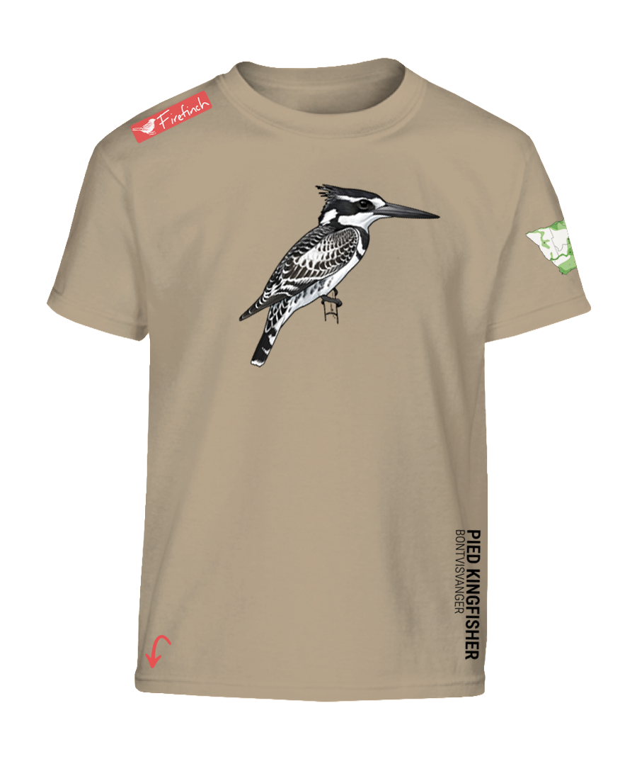 Pied Kingfisher Kids Shirt
