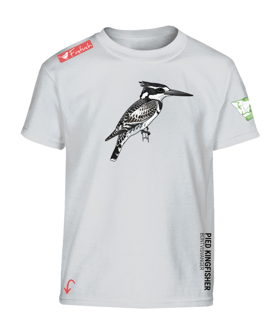 Pied Kingfisher Kids Shirt