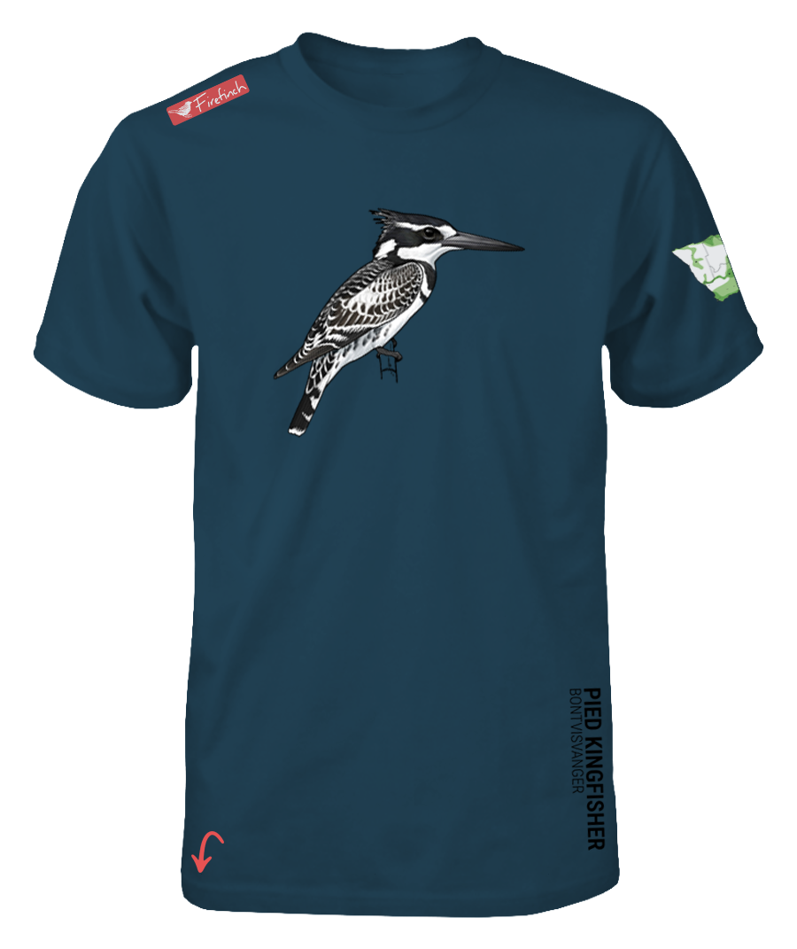 Pied Kingfisher Mens Shirt