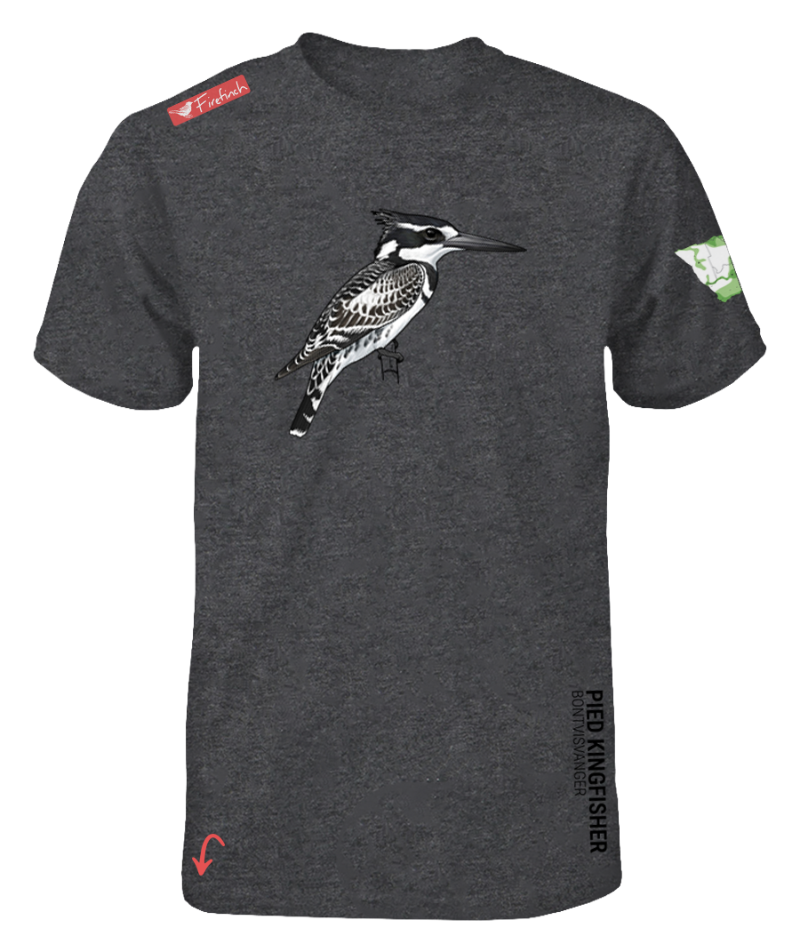 Pied Kingfisher Mens Shirt