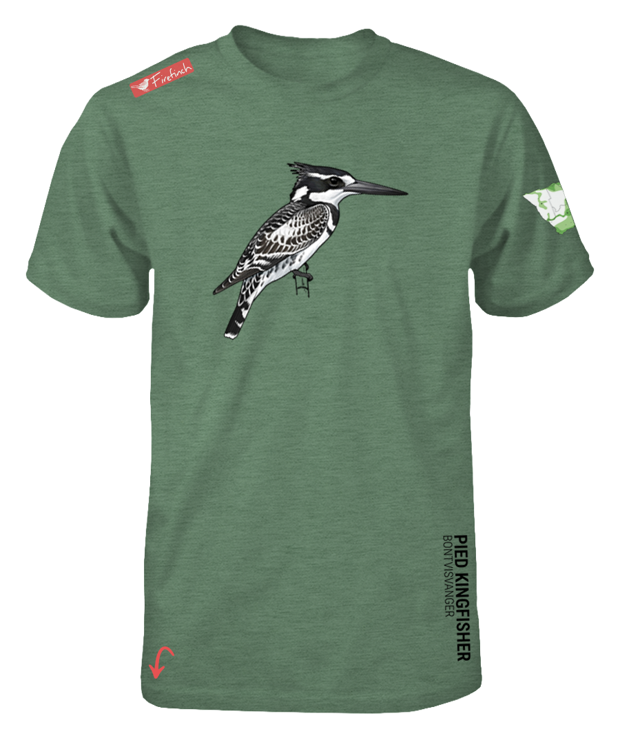 Pied Kingfisher Mens Shirt