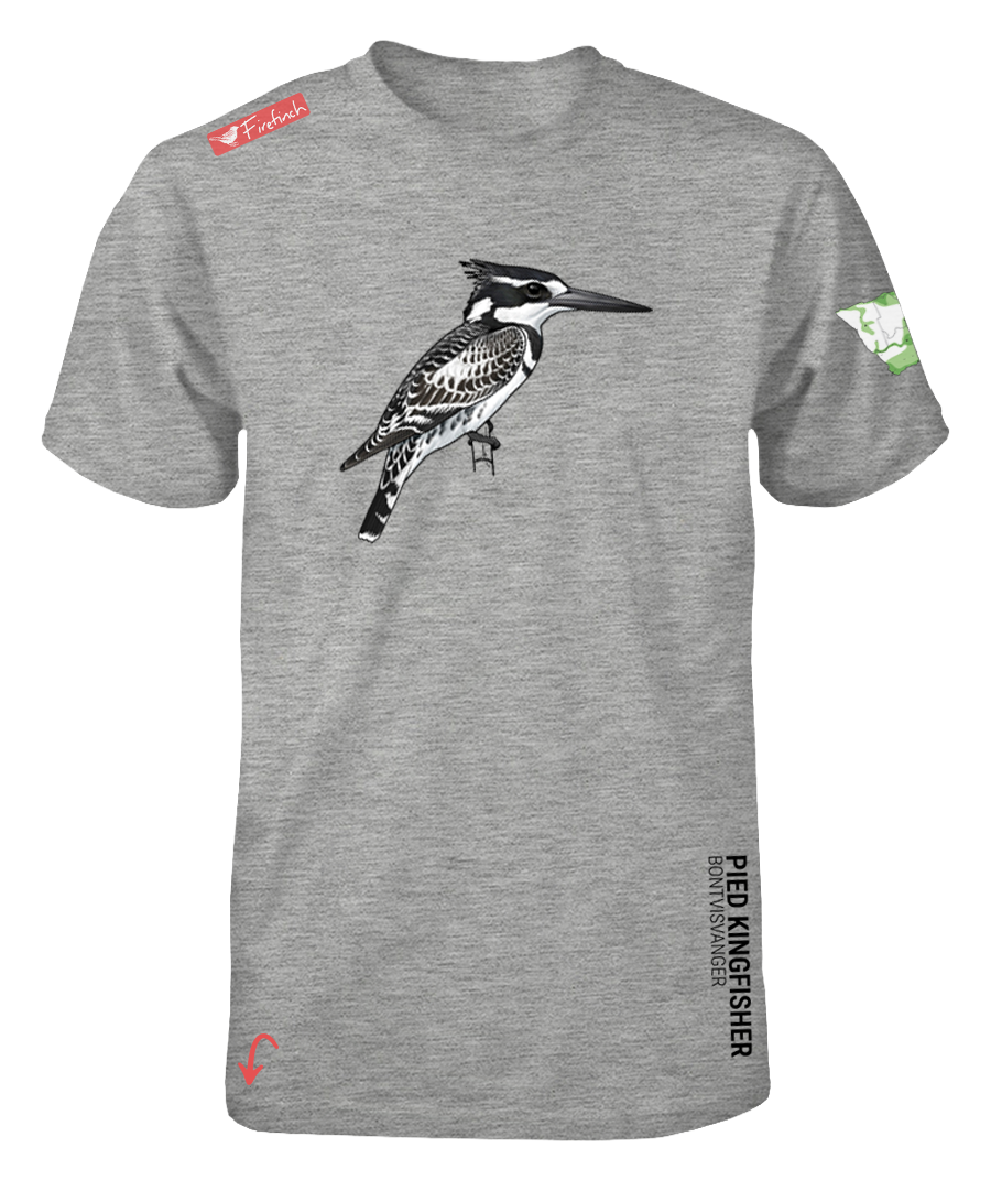 Pied Kingfisher Mens Shirt