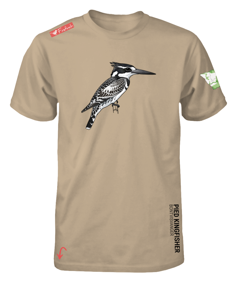 Pied Kingfisher Mens Shirt