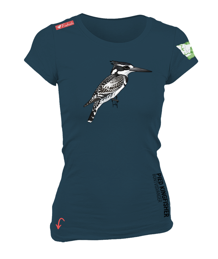 Pied Kingfisher Ladies Shirt