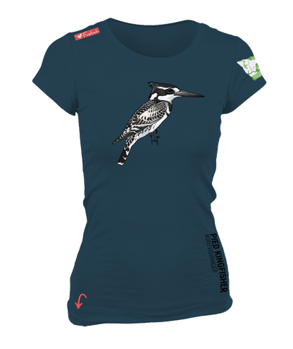 Pied Kingfisher Ladies Shirt