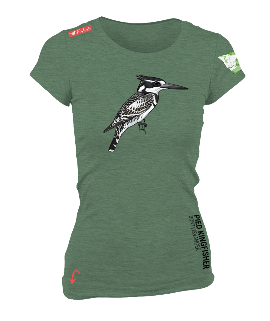 Pied Kingfisher Ladies Shirt