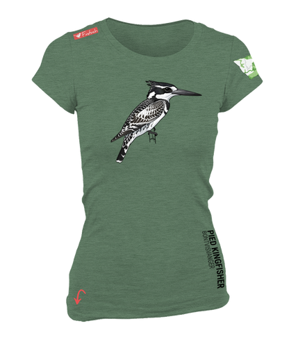 Pied Kingfisher Ladies Shirt