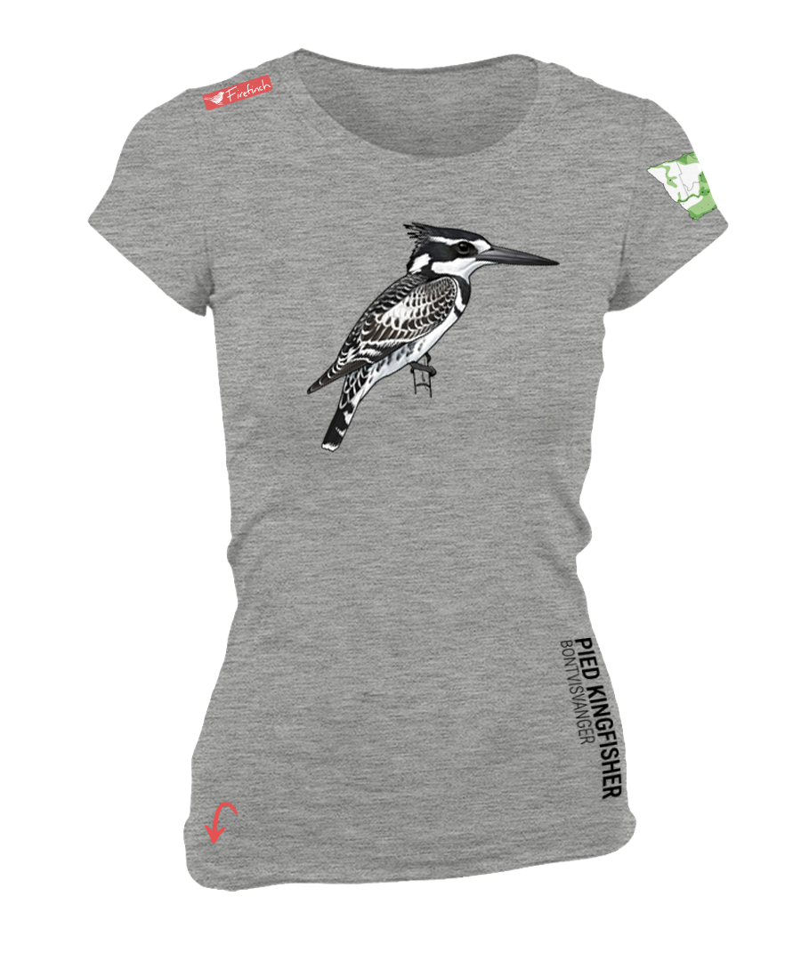 Pied Kingfisher Ladies Shirt