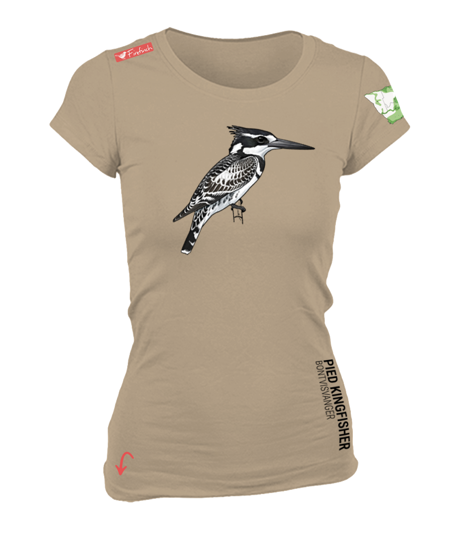 Pied Kingfisher Ladies Shirt