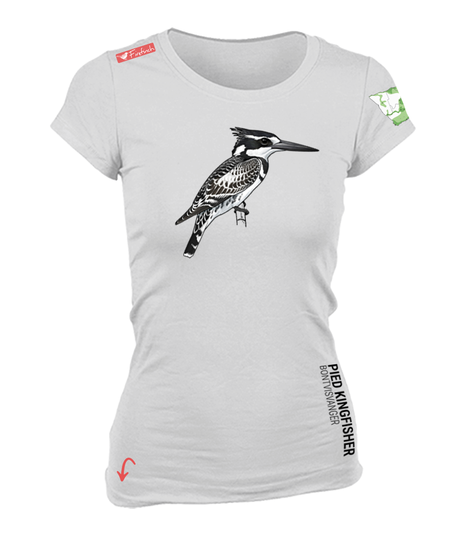 Pied Kingfisher Ladies Shirt