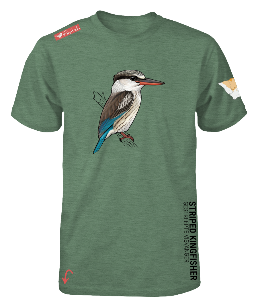 Striped Kingfisher Mens Shirt