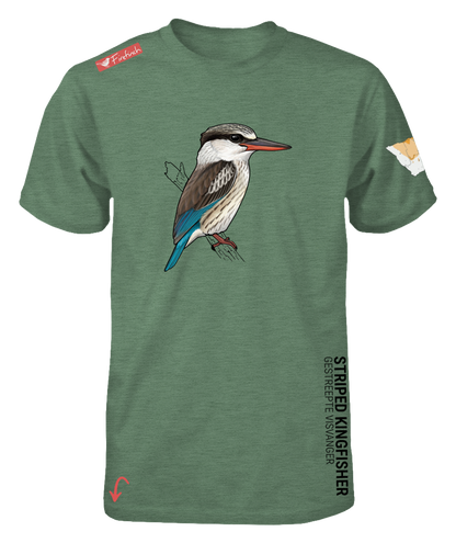 Striped Kingfisher Mens Shirt