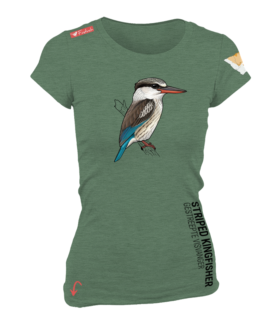 Striped Kingfisher Ladies Shirt