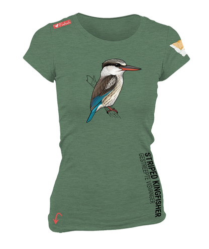 Striped Kingfisher Ladies Shirt