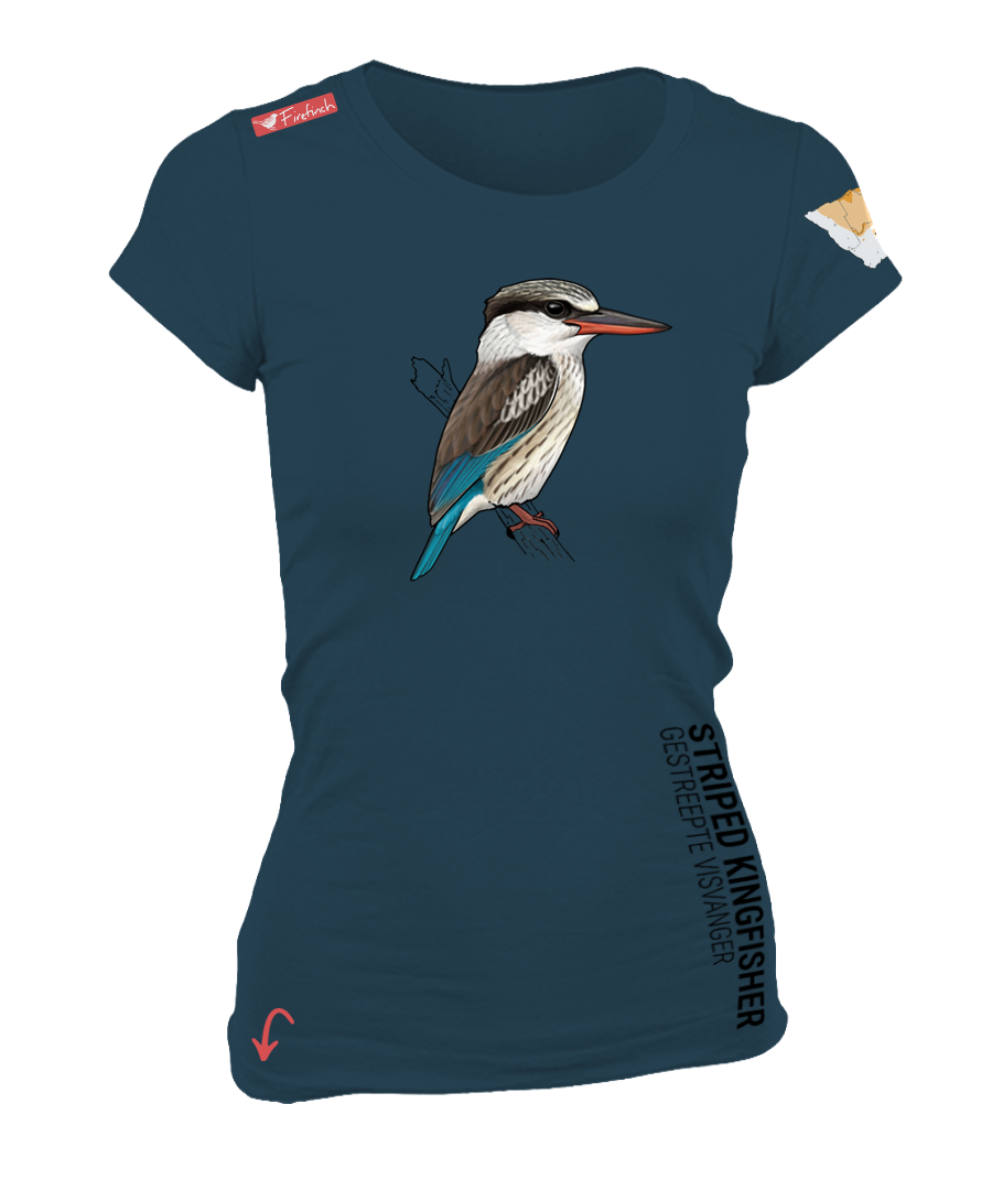 Striped Kingfisher Ladies Shirt