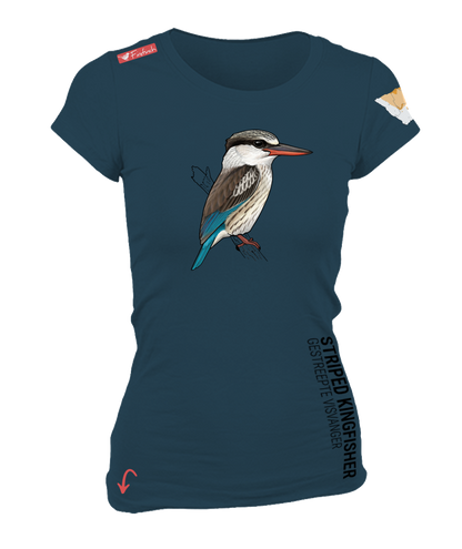 Striped Kingfisher Ladies Shirt
