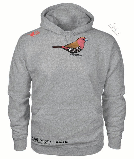 Pink-Throated Twinspot Unisex Hoodies