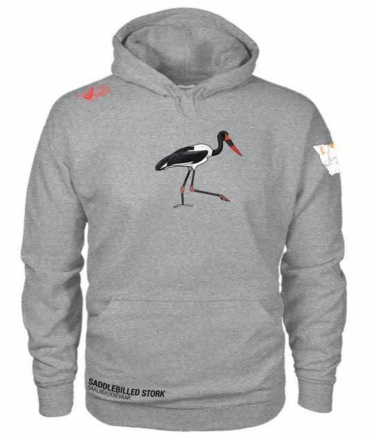 Saddle billed Stork Unisex Hoodies