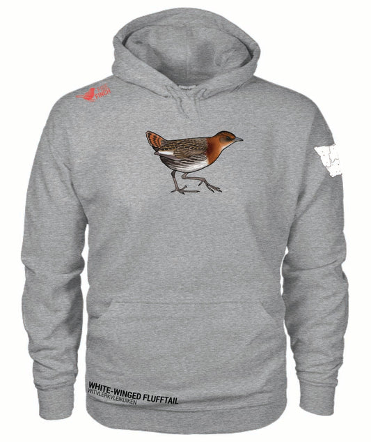 White-Winged Flufftail  Unisex Hoodies