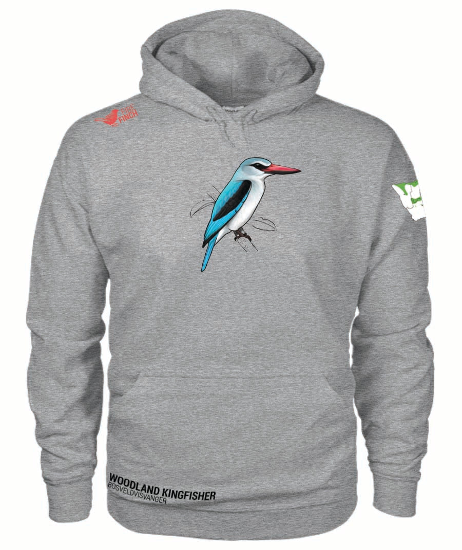 Woodland Kingfisher Unisex Hoodie