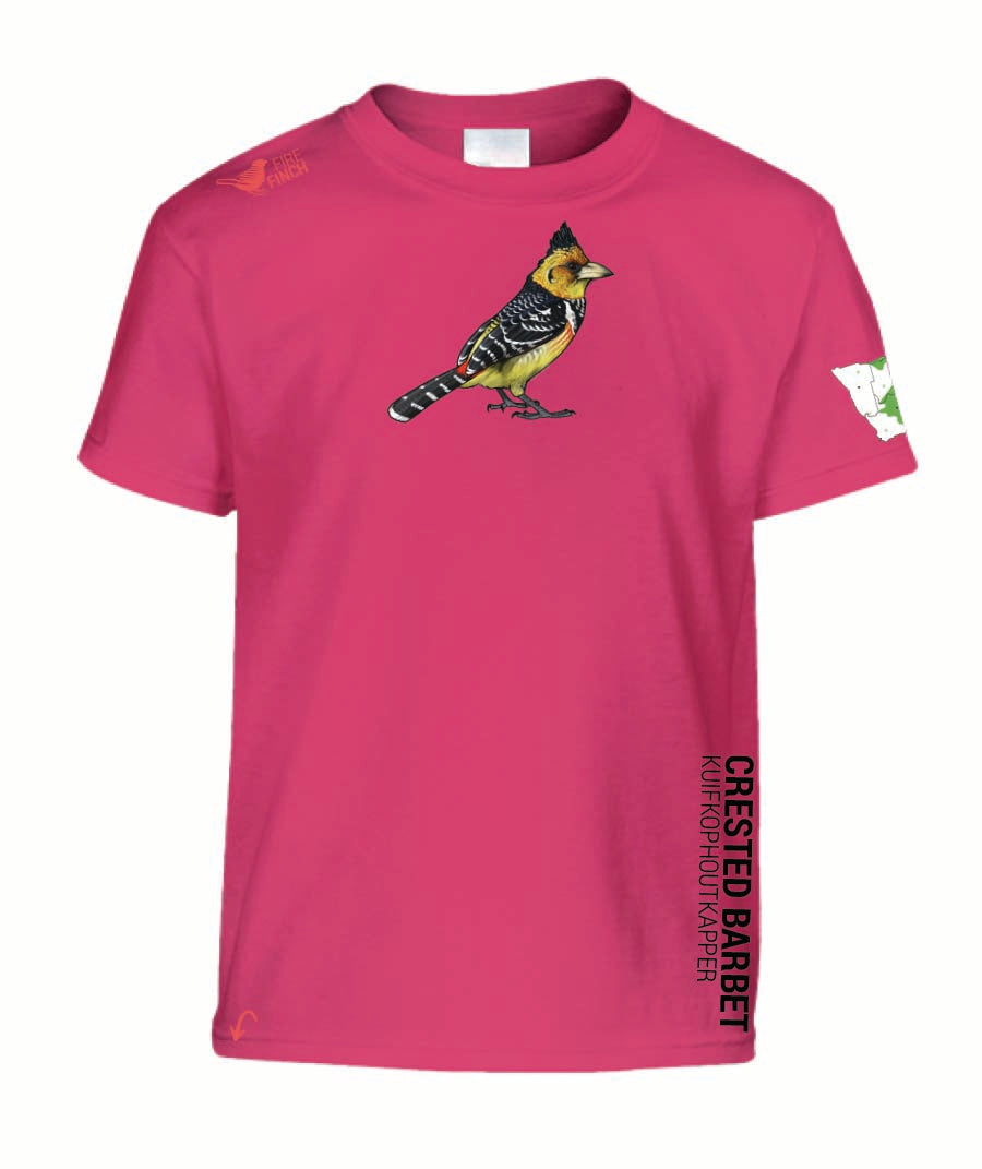 Crested Barbet Kids Shirt