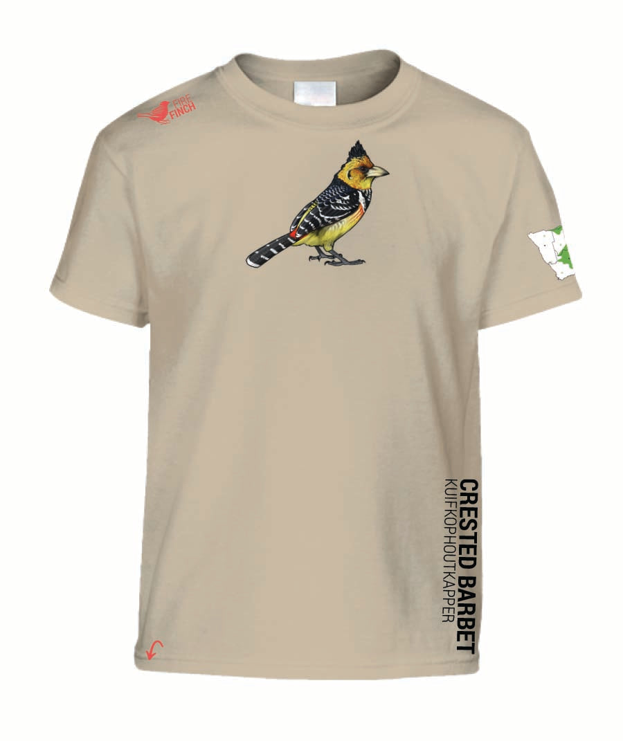 Crested Barbet Kids Shirt