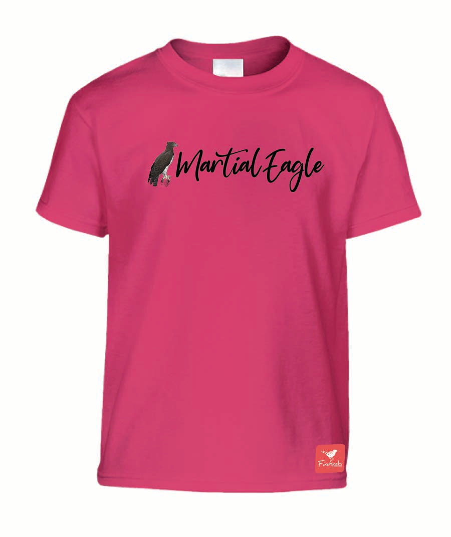Martial Eagle Name Kids Shirt