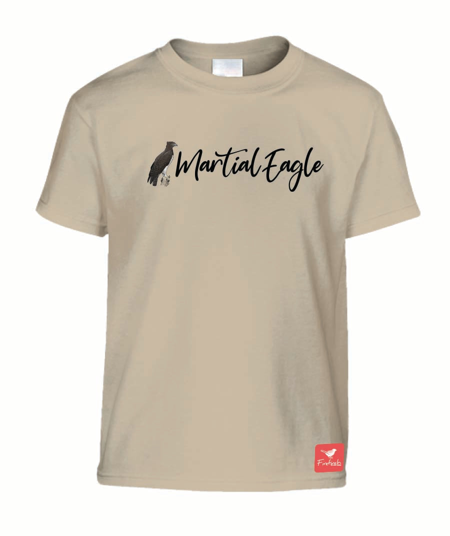 Martial Eagle Name Kids Shirt