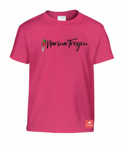 Narina Trogon Name Kids Shirt