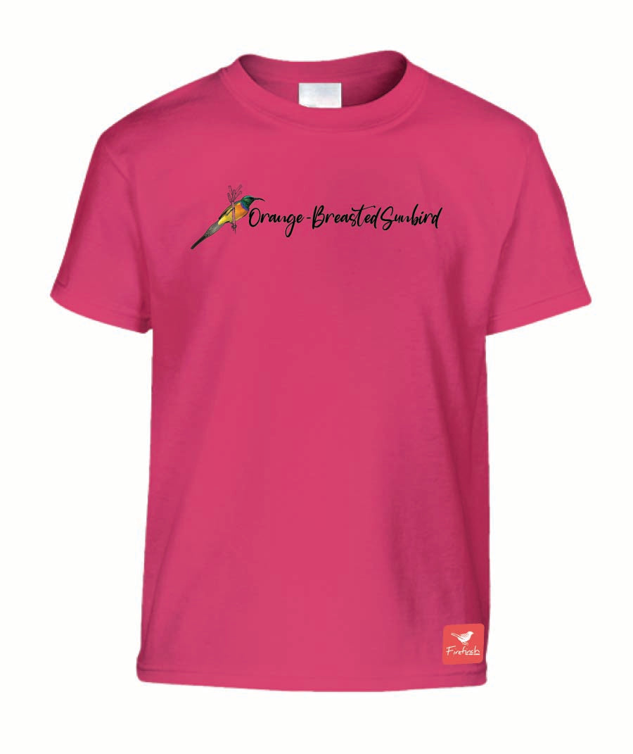 Orange-breasted Sunbird Name Kids Shirt