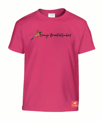 Orange-breasted Sunbird Name Kids Shirt
