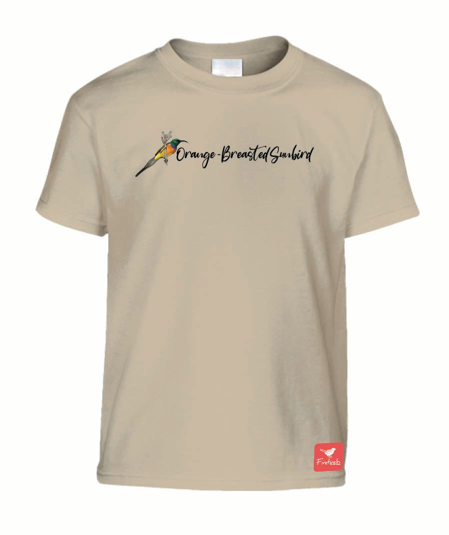 Orange-breasted Sunbird Name Kids Shirt