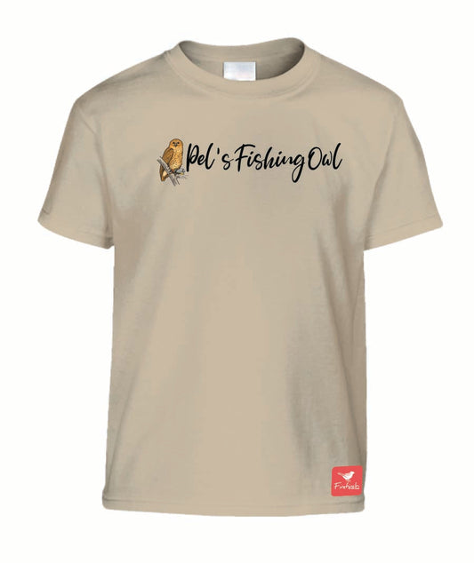 Pel's Fishing Owl Name Kids Shirt