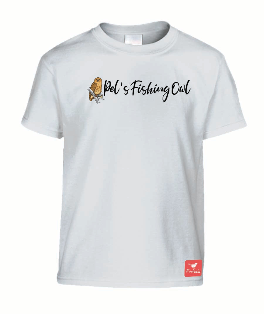 Pel's Fishing Owl Name Kids Shirt