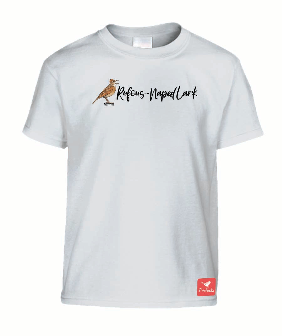 Rufous-Naped Lark Name Kids Shirt