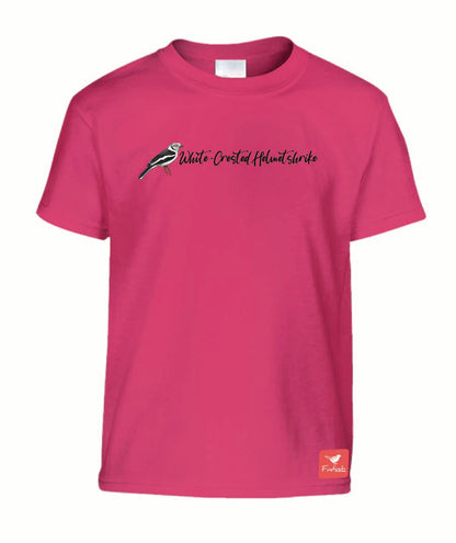 White-Crested Helmetshrike Name Kids Shirt