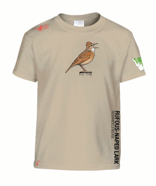 Rufous-Naped Lark Kids Shirt