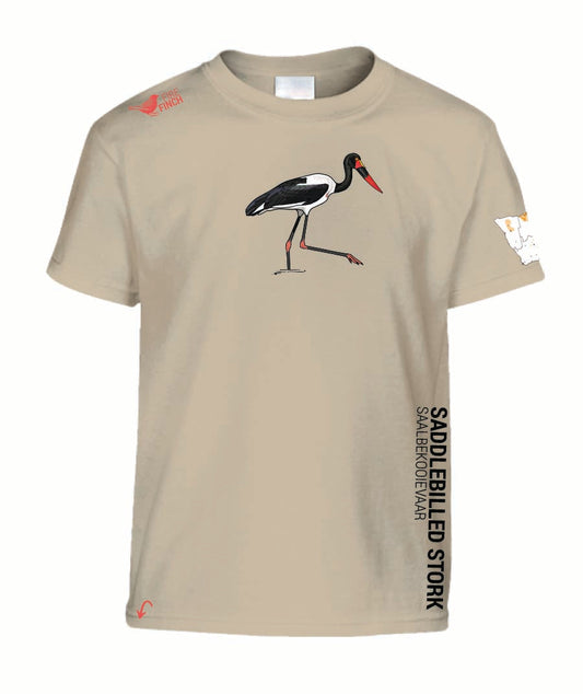 Saddle billed Stork Kids Shirt