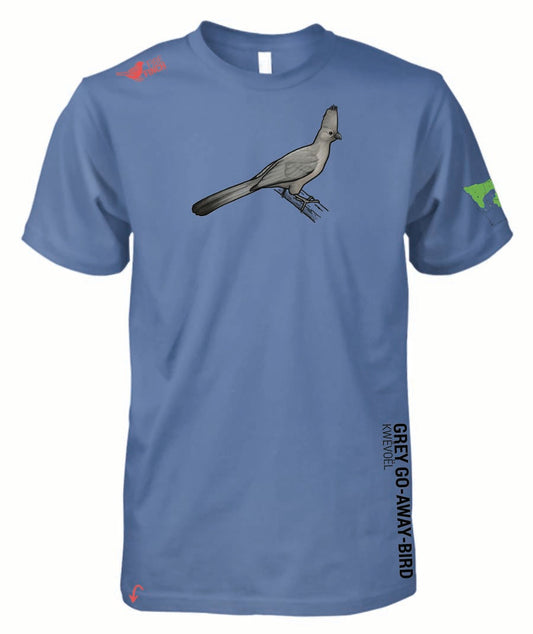 Grey Go-away-bird Mens Shirt