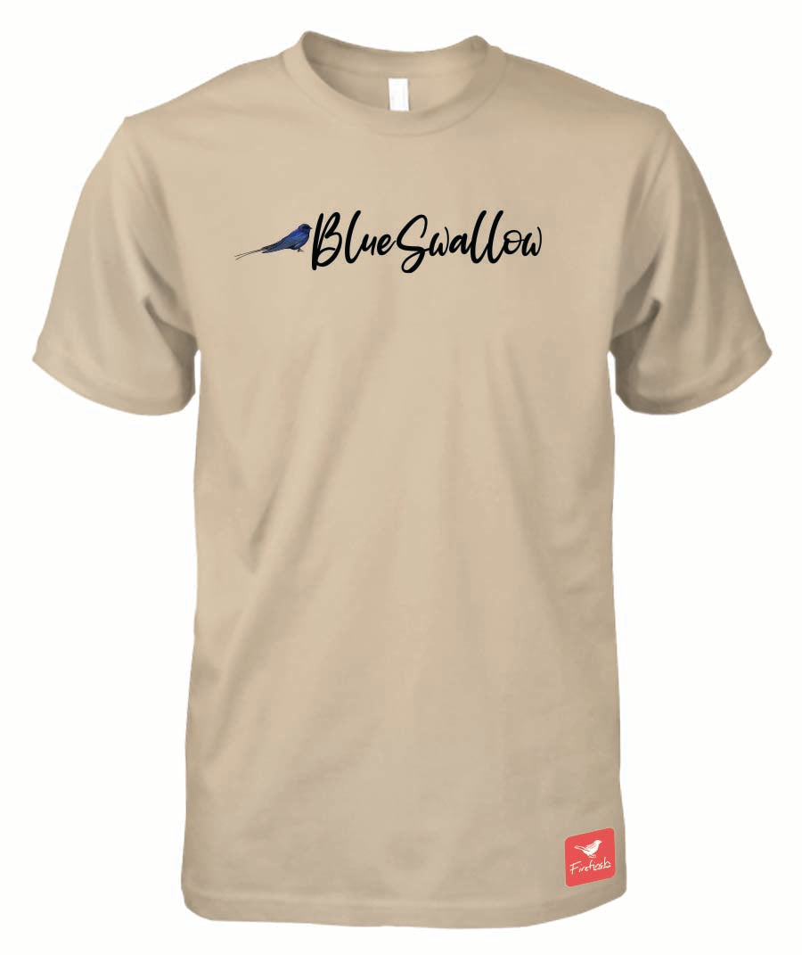 Blue Swallow Name Mens Shirt