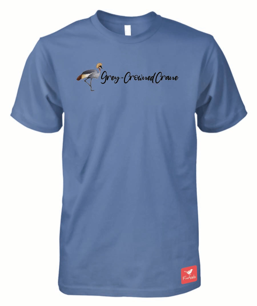Grey Crowned Crane Name Mens Shirt