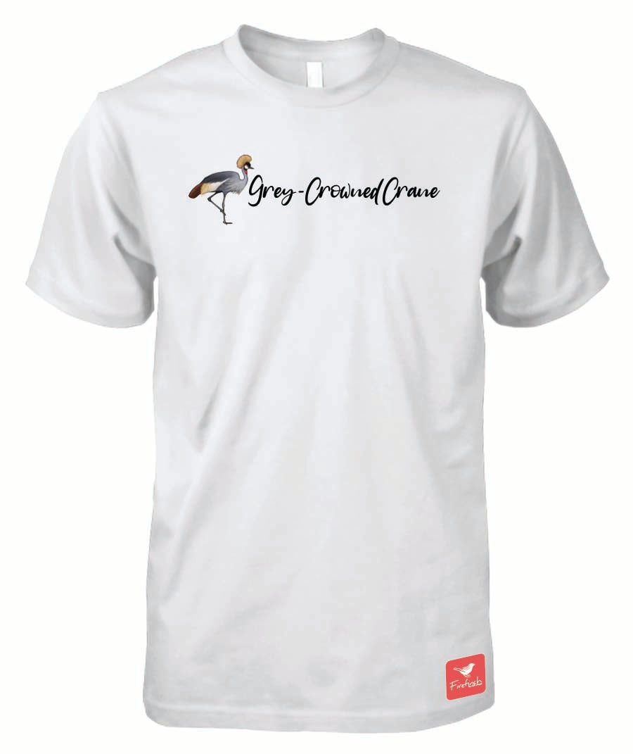 Grey Crowned Crane Name Mens Shirt
