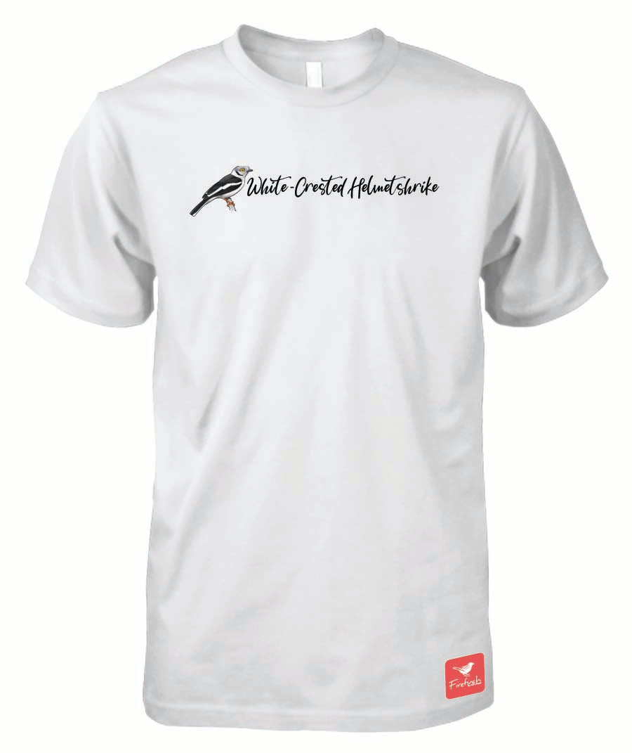 White-Crested Helmetshrike Name Mens Shirt